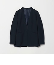 カットジョーゼット Vネックジャケット  ‐セットアップ対応・ウォッシャブル‐
