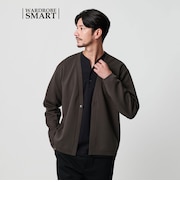 【WARDROBE SMART】ダブルニット カーディガン/セットアップ対応