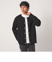 ハイゲージ ミラノリブ カーディガン+Tシャツ-セットアイテム・ウォッシャブル-<A DAY IN THE LIFE>