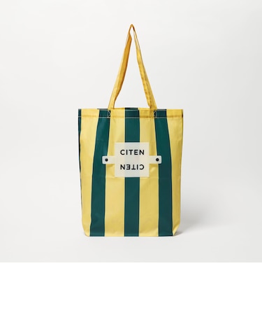 ＜CITEN＞くるくるパッチンストライプトート