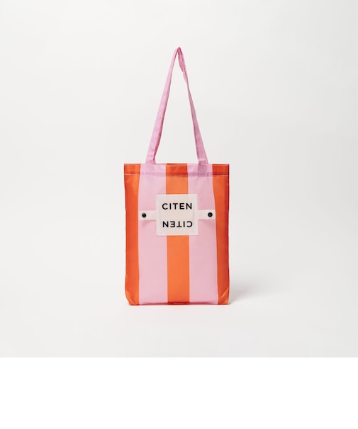 ＜CITEN＞くるくるパッチンストライプトートS