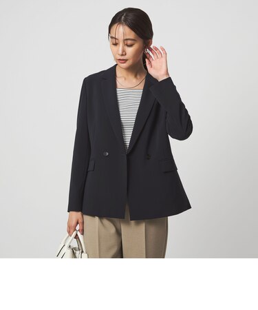 ［size SHORTあり］パウドレ ダブル ジャケット ウォッシャブル ストレッチ