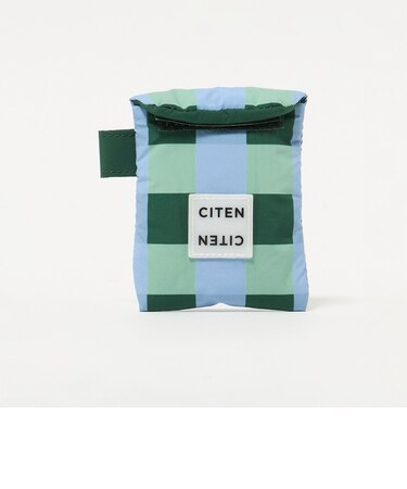 ＜CITEN＞パデッドチェックポーチSサイズ