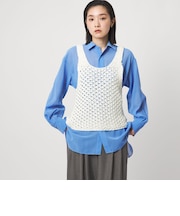 ＜CITEN＞メッシュニットベスト