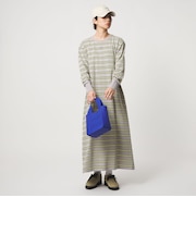 ＜CITEN＞ロゴボーダーワンピース