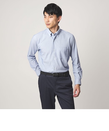 エブリット TC ジャージー スナップ ボタンダウン シャツ -ストレッチ・イージーアイロン・吸水速乾・抗菌-