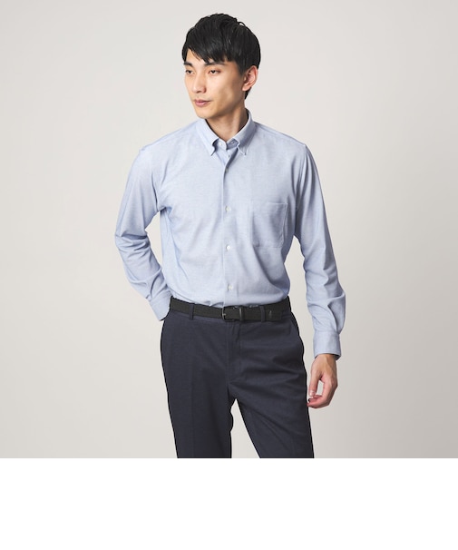 エブリット TC ジャージー スナップ ボタンダウン シャツ -ストレッチ・イージーアイロン・吸水速乾・抗菌-