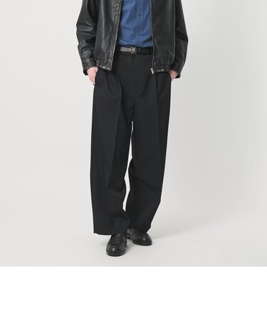 HI‐LINE ウーステッド ハイウエスト スラックス 26SS