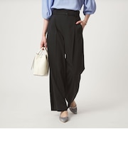 ［size SHORT/TALLあり］サラフール ワイド パンツ ストレッチ 接触冷感 UVカット