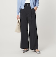 ［size SHORT/TALLあり］サラフール ワイド パンツ ストレッチ 接触冷感 UVカット