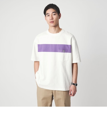【別注】<CHUMS>GLR ライン ポケット 半袖 Tシャツ