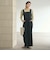 【Wardrobe DAILY MINIMAL】ギャザーノースリーブ オールインワン 接触冷感 UVカット はっ水