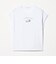 コットン ロゴプリント フレンチスリーブ Tシャツ