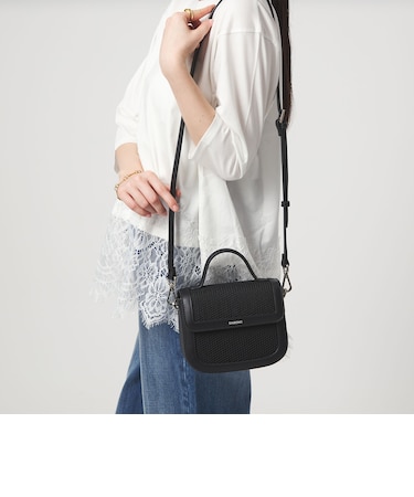 【別注】＜SINBONO＞メッシュフラップ ミニバッグ
