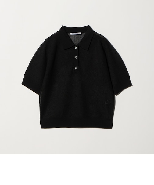 メッシュ ポロニット プルオーバー ウォッシャブル