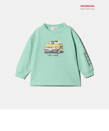 【別注】<URBAMENT>Honda ロングスリーブ Tシャツ / キッズ 100cm-130cm