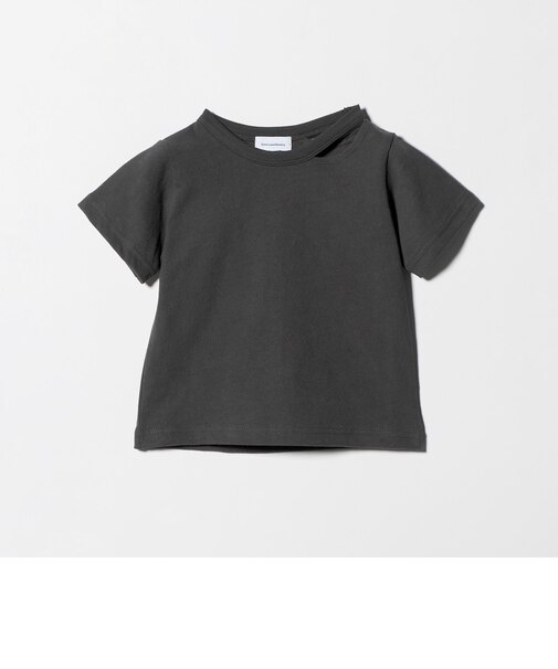 ネック スリットTシャツ 100cm-160cm