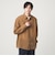 フィブリル ストライプ柄 長袖 ボックス シャツ