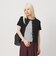 コットン パターンメッシュ ショートスリーブ カーディガン ウォッシャブル
