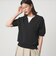 ＜at ease＞エリツキ スキッパー ニット 接触冷感 UVカット 遮熱