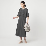 ケープ ナローフレア ワンピース