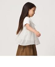 ドット シフォン キャミソール Tシャツ セット / キッズ 100cm-130cm