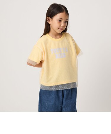 チュール ドッキング  Tシャツ / キッズ 100cm-130cm