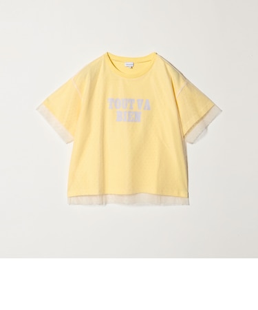 チュール ドッキング  Tシャツ / キッズ 140cm-160cm