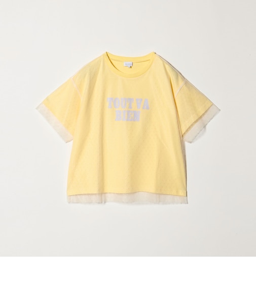 チュール ドッキング  Tシャツ / キッズ 140cm-160cm