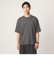 FINE BASIC ハシゴ Super100’s ウール 半袖 Tシャツ