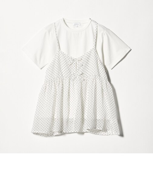 ドット シフォン キャミソール Tシャツ セット / キッズ 140cm-160cm