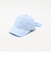 ストライプ バック リボン キャップ / キッズ