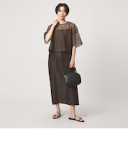レースブラウス×キャミソールワンピース セット