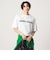 ヘムギャザー ロゴ Tシャツ
