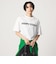 ヘムギャザー ロゴ Tシャツ