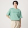ヘムギャザー ロゴ Tシャツ