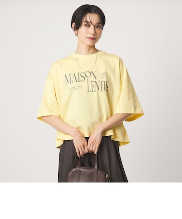 バック タック ロゴ Tシャツ