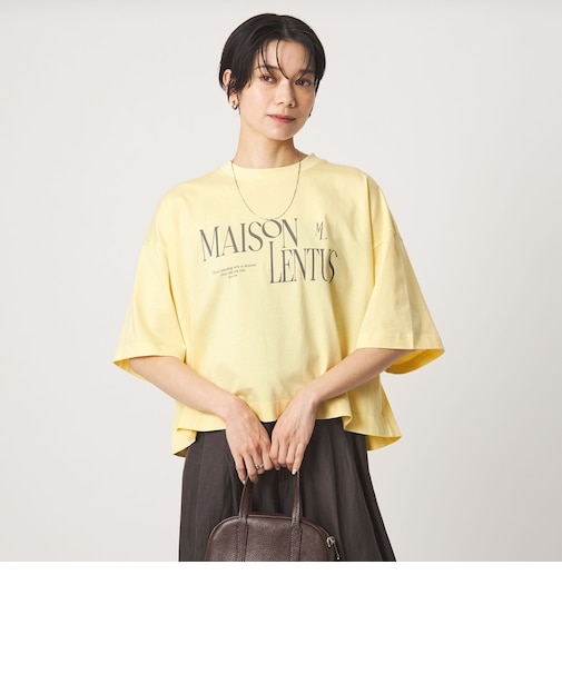バック タック ロゴ Tシャツ