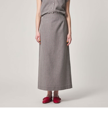 <Steven Alan>チェック ロング スカート