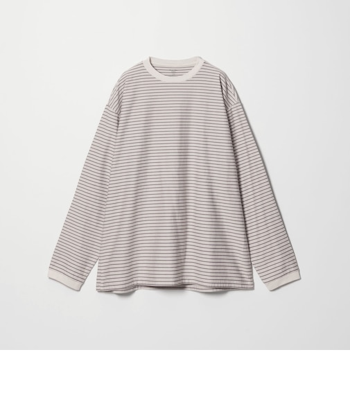 ＜Steven Alan＞ オーガニックコットン アソート ボーダー ロングスリーブ Tシャツ BOLD