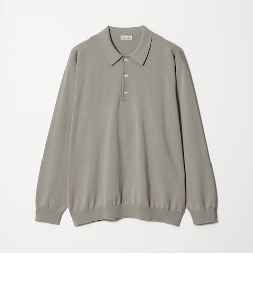 Steven Alan＞ ハイツイスト 3B ニットポロシャツ NARROW