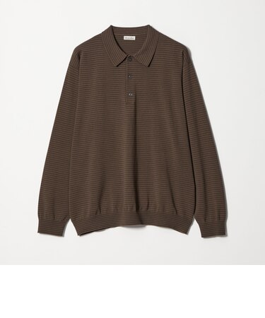 <Steven Alan> ハイツイスト 3B ニットポロシャツ NARROW