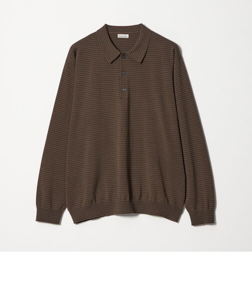 <Steven Alan> ハイツイスト 3B ニットポロシャツ NARROW