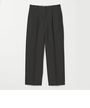 ＜Steven Alan＞ ウール オックスフォード アウト ワンプリーツ スラックス