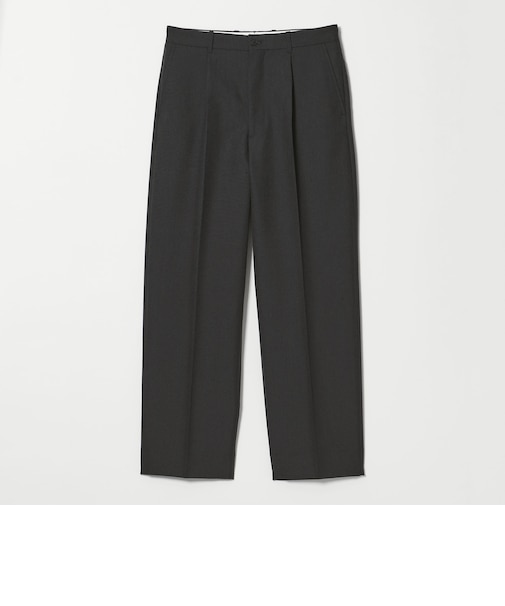 ＜Steven Alan＞ ウール オックスフォード アウト ワンプリーツ スラックス