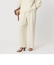COMFY ストレート イージーパンツ  WHITE ‐防汚 UVカット ウォッシャブル‐