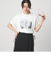 コラージュ フォト ショートスリーブ Tシャツ