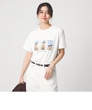 コラージュ フォト ショートスリーブ Tシャツ