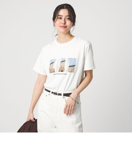コラージュ フォト ショートスリーブ Tシャツ