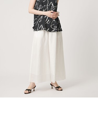 ギャザー フレアパンツ ‐ウォッシャブル‐